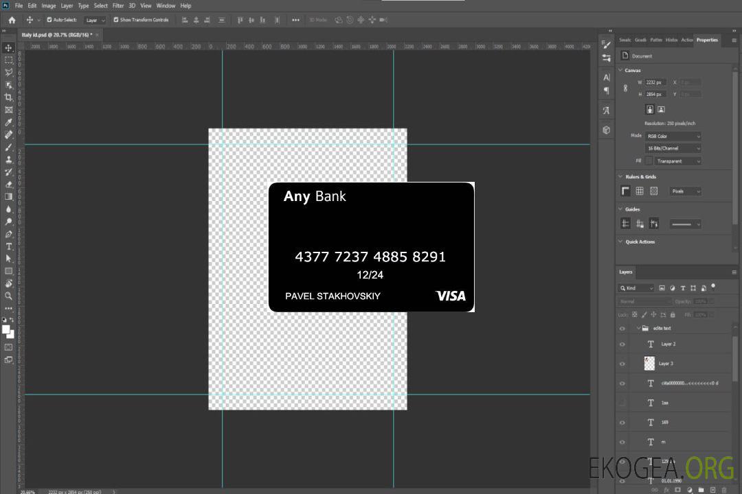 Tinkoff Tout visa bancaire template